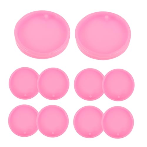 DOITOOL 10 Stück Aromatherapie -Anhängerform Schlüssel Schimmelherstellung Charme Schild Ornamentformen für Epoxidharz Silikonschmuckform für Harz Auto-Aromatherapie-Form Kieselgel Rosa DOITOOL 10 Stück Aromatherapie -Anhängerform Schlüssel Schimmelherstellung Charme Schild Ornamentformen für Epoxidharz Silikonschmuckform für Harz Auto-Aromatherapie-Form Kieselgel Rosa von DOITOOL