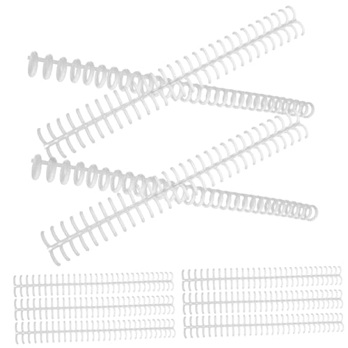 DOITOOL 10 Stück Binderspule aktenkoffer gestängetasche Lose-Blatt-Binder ordner aufklappbar Notizbuch-Binderringe schnellhefter Buchringe aus Kunststoff Buchklammern klingeln Plastik Weiß DOITOOL 10 Stück Binderspule aktenkoffer gestängetasche Lose-Blatt-Binder ordner aufklappbar Notizbuch-Binderringe schnellhefter Buchringe aus Kunststoff Buchklammern klingeln Plastik Weiß von DOITOOL