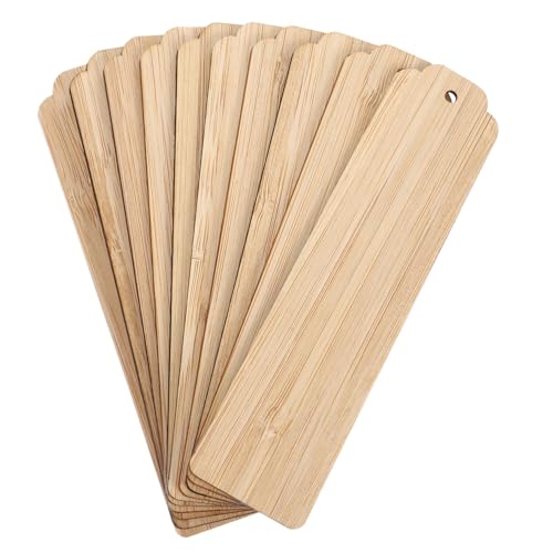 DOITOOL 10 Stück Blanko Holz Lesezeichen zum Basteln mit Aufhängeloch Glatten Kanten und Runden Ecken Kreative DIY Holzanhänger für Geschenke Partydeko und Beschriftung DOITOOL 10 Stück Blanko Holz Lesezeichen zum Basteln mit Aufhängeloch Glatten Kanten und Runden Ecken Kreative DIY Holzanhänger für Geschenke Partydeko und Beschriftung von DOITOOL