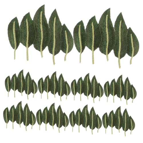 DOITOOL 10 Stück Blatt-Stickerei-Patch Flicken für Bekleidung für Kleidung Blätter Aufnäher nähen bügelbild aufbügel-flicken Aufnäher Blatt zum Aufbügeln Stoffflicken aufbügeln Green von DOITOOL