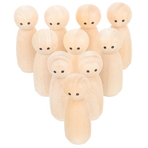 DOITOOL 10 Stück DIY-Puppe Kind Und einfache Steckpuppen für Mädchen Steckpuppen unvollendet Holzfiguren für Malerei Holzfiguren für Dekoration hölzerne Peg -Leute DIY-Graffiti-Puppen DOITOOL 10 Stück DIY-Puppe Kind Und einfache Steckpuppen für Mädchen Steckpuppen unvollendet Holzfiguren für Malerei Holzfiguren für Dekoration hölzerne Peg -Leute DIY-Graffiti-Puppen von DOITOOL