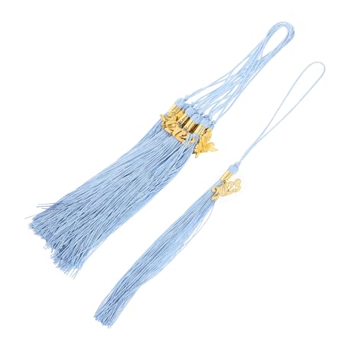 DOITOOL 10 Stück Doktorhut dekorativer Quasten Absolvent Hut Abschlussmütze Grad Hutquasten für den akademischen Abschluss Absolventendekorationen Polyester Sky-Blue DOITOOL 10 Stück Doktorhut dekorativer Quasten Absolvent Hut Abschlussmütze Grad Hutquasten für den akademischen Abschluss Absolventendekorationen Polyester Sky-Blue von DOITOOL
