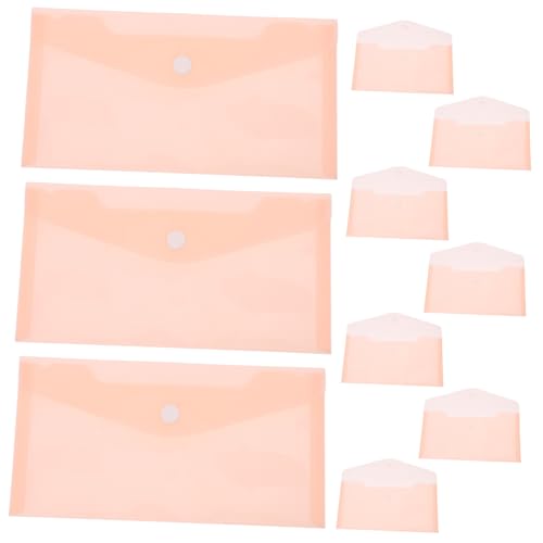 DOITOOL 10 Stück Dokumententasche Mit Druckknopf Dokumentenhalter Wasserdicht Für Quittungsmappen Dokumententasche Büroordner Transparente Ordner Für Dokumente Knopf DOITOOL 10 Stück Dokumententasche Mit Druckknopf Dokumentenhalter Wasserdicht Für Quittungsmappen Dokumententasche Büroordner Transparente Ordner Für Dokumente Knopf von DOITOOL