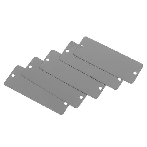 DOITOOL 10 Stück Edelstahl Blanko schild mit Löchern Verschleißfest Kratzfest für Gravur DIY Namensschilder Wetterbeständig für Industrie und Außenbereich DOITOOL 10 Stück Edelstahl Blanko schild mit Löchern Verschleißfest Kratzfest für Gravur DIY Namensschilder Wetterbeständig für Industrie und Außenbereich von DOITOOL