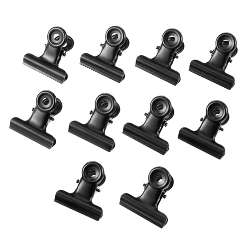 DOITOOL 10 Stück Formclip Aktenordner Dekorativ Bullenklammern Schwerlastklammern Papierclips S Haken Klein Falten Clips Für Dokumentenmappen Kabel Zinke Rechnung Rostfreier Stahl Black DOITOOL 10 Stück Formclip Aktenordner Dekorativ Bullenklammern Schwerlastklammern Papierclips S Haken Klein Falten Clips Für Dokumentenmappen Kabel Zinke Rechnung Rostfreier Stahl Black von DOITOOL