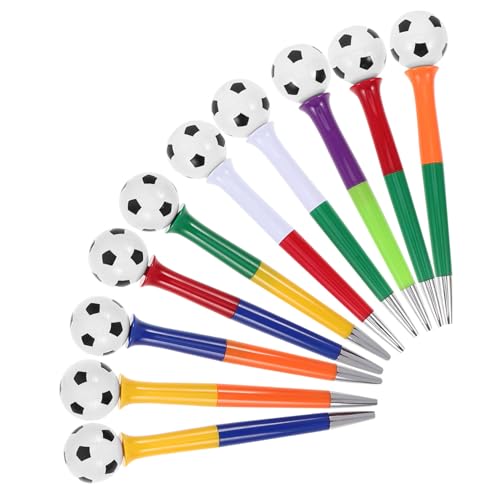 DOITOOL 10 Stück Fußballstifte Fußball Bleistifte Fußball Kugelschreiber Fußball Partygeschenke Spinnstift Zeichenstifte Fußball Kugelschreiber Stifte Für Partys Mehrfarbiger DOITOOL 10 Stück Fußballstifte Fußball Bleistifte Fußball Kugelschreiber Fußball Partygeschenke Spinnstift Zeichenstifte Fußball Kugelschreiber Stifte Für Partys Mehrfarbiger von DOITOOL