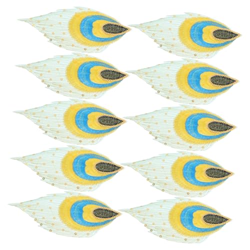 DOITOOL 10 Stück Handgenähte Pfau Stickerei Patches Dekorative Stoffaufnäher für Theaterkostüme Robuste Reparaturflicken für Kleidung Jacken Hosen Hüte Farbecht Traditionell Chinesisch DOITOOL 10 Stück Handgenähte Pfau Stickerei Patches Dekorative Stoffaufnäher für Theaterkostüme Robuste Reparaturflicken für Kleidung Jacken Hosen Hüte Farbecht Traditionell Chinesisch von DOITOOL
