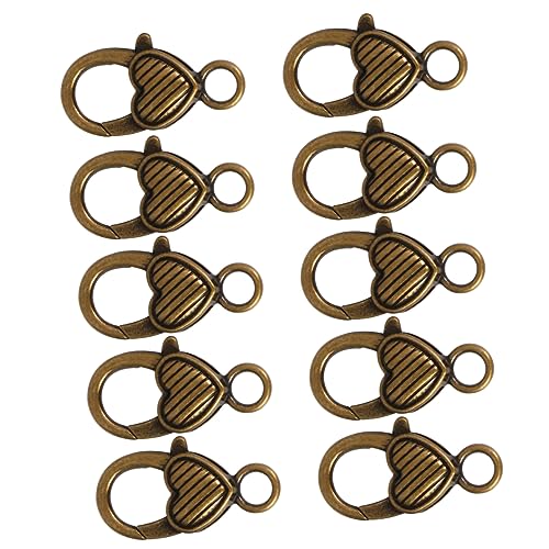 DOITOOL 10 Stück Herz Karabinerverschluss Kit Zur Schmuckherstellung Magnetverschlüsse Für Halsketten Karabinerverschluss Karabinerverschluss Karabinerhaken Schmuck Machen Charme Legierung DOITOOL 10 Stück Herz Karabinerverschluss Kit Zur Schmuckherstellung Magnetverschlüsse Für Halsketten Karabinerverschluss Karabinerverschluss Karabinerhaken Schmuck Machen Charme Legierung von DOITOOL