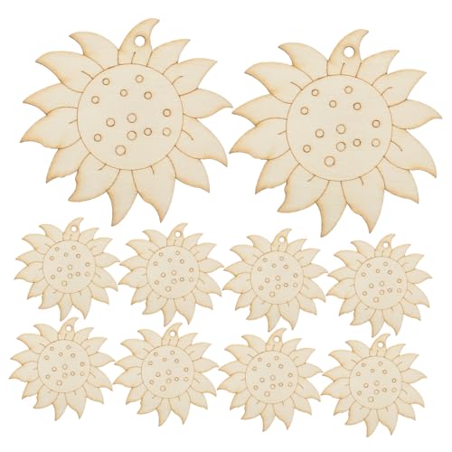 DOITOOL 10 Stück Holzblumen zum Bemalen DIY Holzscheiben für Handwerksprojekte Unvollendete Holzfiguren für Sichere und Glatte Kanten Malerei und Basteln DOITOOL 10 Stück Holzblumen zum Bemalen DIY Holzscheiben für Handwerksprojekte Unvollendete Holzfiguren für Sichere und Glatte Kanten Malerei und Basteln von DOITOOL