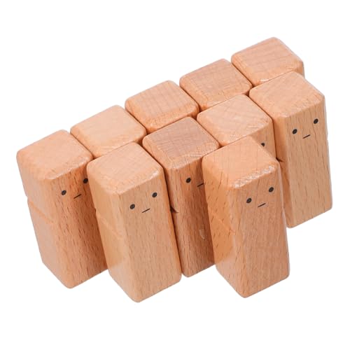 DOITOOL 10 Stück Holzwichtel aus Buchenholz Unbemalte Holzpuppen für Bastelfiguren zum Bemalen Natürliche Holzfiguren für DIY Dekoration und Montessori DOITOOL 10 Stück Holzwichtel aus Buchenholz Unbemalte Holzpuppen für Bastelfiguren zum Bemalen Natürliche Holzfiguren für DIY Dekoration und Montessori von DOITOOL