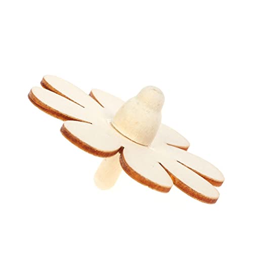 DOITOOL 10 Stück Kinderspielzeug Oberteile für Kinderkreisel Spinnen aus Holz malen unfertiges Oberteil Bambus DOITOOL 10 Stück Kinderspielzeug Oberteile für Kinderkreisel Spinnen aus Holz malen unfertiges Oberteil Bambus von DOITOOL