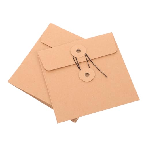 DOITOOL 10 Stück Kraftpapier CD Hüllen Vintage Aufbewahrungstaschen für und Dvds für Sammler und Praktische und Platzsparende Lösung zur Aufbewahrung von Discs DOITOOL 10 Stück Kraftpapier CD Hüllen Vintage Aufbewahrungstaschen für und Dvds für Sammler und Praktische und Platzsparende Lösung zur Aufbewahrung von Discs von DOITOOL