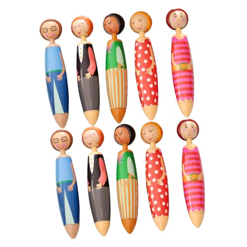 DOITOOL 10 Stück Kreative Kawaii Puppen Kugelschreiber Lustige Dekorative Schreibgeräte für Bürobedarf für Bastelprojekte und DOITOOL 10 Stück Kreative Kawaii Puppen Kugelschreiber Lustige Dekorative Schreibgeräte für Bürobedarf für Bastelprojekte und von DOITOOL
