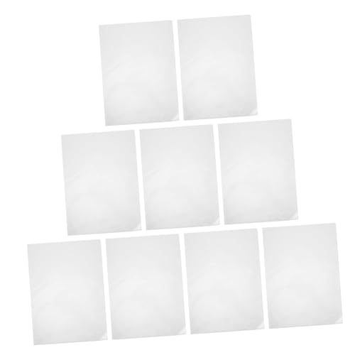DOITOOL 10 Stück L-Ordner mit Schulmappen Unterlagen Organisation groß für Pastellordner Ich gebe Ordner ein Papier deckt Plastik ab durchsichtige Aktenordner aus Kunststoff Transparent von DOITOOL