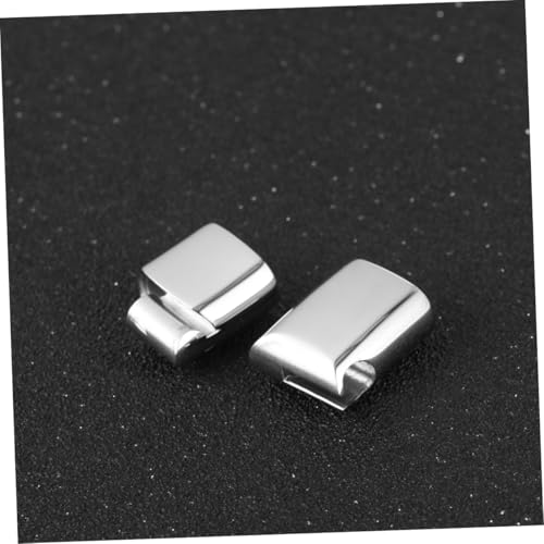 DOITOOL 10 Stück Magnetverschluss für Armbänder Langlebige und Wiederverwendbare Schließe für Lederbänder und Ketten Helle Stahlfarbe DOITOOL 10 Stück Magnetverschluss für Armbänder Langlebige und Wiederverwendbare Schließe für Lederbänder und Ketten Helle Stahlfarbe von DOITOOL