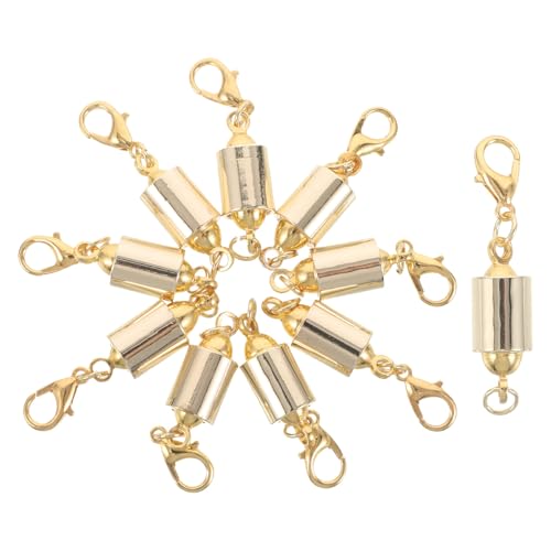 DOITOOL 10 Stück Magnetverschluss für Armbänder: Magnet-Halskettenverschlüsse – Schmuckverbinder-Schnalle für Halsketten, Verlängerung, Magnetverschluss, Armbandverschlüsse DOITOOL 10 Stück Magnetverschluss für Armbänder: Magnet-Halskettenverschlüsse – Schmuckverbinder-Schnalle für Halsketten, Verlängerung, Magnetverschluss, Armbandverschlüsse von DOITOOL