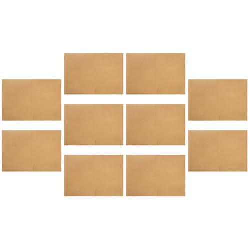 DOITOOL 10 Stück Mappe Für Dateiordner Ordner Aus Papier Taschenordner Portfolio-ordner Dokumentordner Foolscap-ordner Aktenordner Dokumentumschläge Papierordner Khaki Kraftpapier DOITOOL 10 Stück Mappe Für Dateiordner Ordner Aus Papier Taschenordner Portfolio-ordner Dokumentordner Foolscap-ordner Aktenordner Dokumentumschläge Papierordner Khaki Kraftpapier von DOITOOL