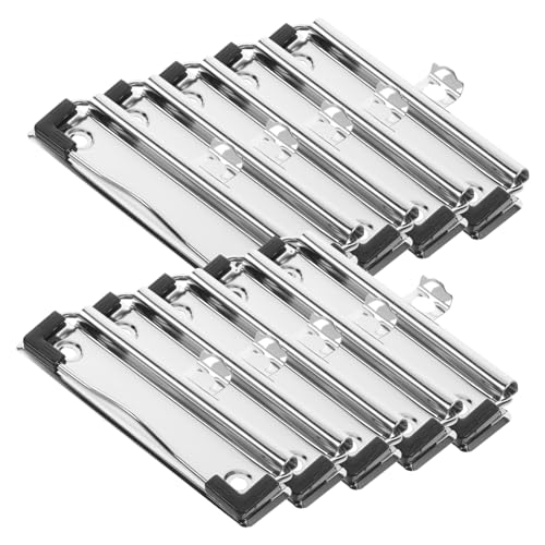DOITOOL 10 Stück Metall Klemmbrett Clips Stark Haltende Dokumentenhalter Vielseitig Einsetzbar für Büro Schule Leichte Kompakte Aufbewahrung und Aufhängung DOITOOL 10 Stück Metall Klemmbrett Clips Stark Haltende Dokumentenhalter Vielseitig Einsetzbar für Büro Schule Leichte Kompakte Aufbewahrung und Aufhängung von DOITOOL