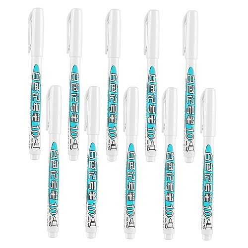 DOITOOL 10 Stück Multifunktionale Marker Pens Tragbare Farbstifte für Kunstprojekte und Mehr Weiße Lackmarker für Kreative Anwendungen DOITOOL 10 Stück Multifunktionale Marker Pens Tragbare Farbstifte für Kunstprojekte und Mehr Weiße Lackmarker für Kreative Anwendungen von DOITOOL
