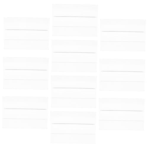 DOITOOL 10 Stück Namensschild Der Konferenz Tasche Offen Vertikale Visitenkarte Anzeige Datei Kartenhalter Gestell Stand Schreibtisch Geldbeutel Besuchen Namenskartenständer Schalter Acryl von DOITOOL