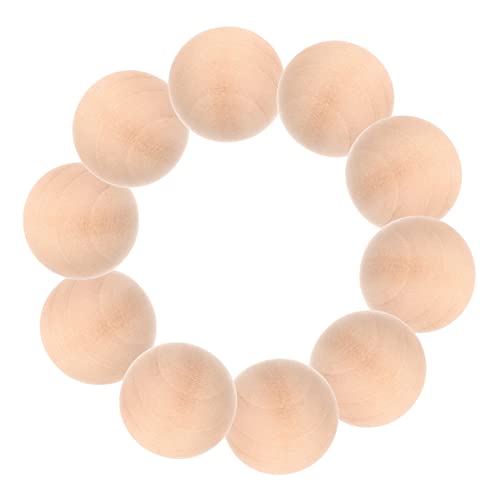 DOITOOL 10 Stück Natürliche Unlackierte Holz Kugeln Glatte Oberfläche Vielseitig für DIY Bastelprojekte Schmuckherstellung und Dekoration Geeignet DOITOOL 10 Stück Natürliche Unlackierte Holz Kugeln Glatte Oberfläche Vielseitig für DIY Bastelprojekte Schmuckherstellung und Dekoration Geeignet von DOITOOL