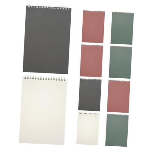 DOITOOL 10 Stück Notizbuch Mini-Notizbücher für Tagebuch Arbeitshefte spiralblock Business Notebook Journaling -Notizbücher Schulmaterial Lernheft Eisen von DOITOOL