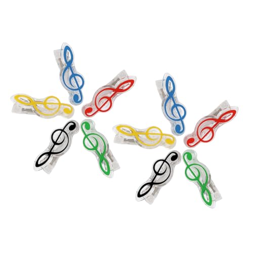 DOITOOL 10 Stück Notizclip Zubehör Form Musiknoten Büroklammern Inhaber Musikalischer Büroklammerhalter Quittungshalter-Organisator Quittungsorganisator Harzmemohalter Monitordekor Metall DOITOOL 10 Stück Notizclip Zubehör Form Musiknoten Büroklammern Inhaber Musikalischer Büroklammerhalter Quittungshalter-Organisator Quittungsorganisator Harzmemohalter Monitordekor Metall von DOITOOL