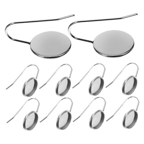DOITOOL 10 Stück Ohrringe Bezel Tray für DIY Schmuck Vintage Ohrhaken Basen Innendurchmesser für Ohrringe und DOITOOL 10 Stück Ohrringe Bezel Tray für DIY Schmuck Vintage Ohrhaken Basen Innendurchmesser für Ohrringe und von DOITOOL