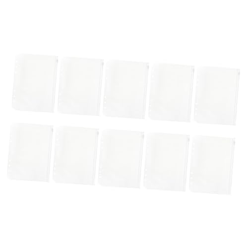 DOITOOL 10 Stück PVC Reißverschluss Taschen für Binder Transparente Strapazierfähige Aufbewahrungsbeutel für Loseblätter Dokumente Rechnungen für Notizbücher und Büroorganisation DOITOOL 10 Stück PVC Reißverschluss Taschen für Binder Transparente Strapazierfähige Aufbewahrungsbeutel für Loseblätter Dokumente Rechnungen für Notizbücher und Büroorganisation von DOITOOL