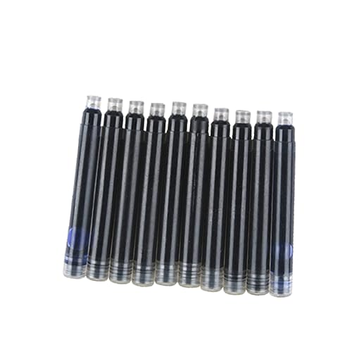 DOITOOL 10 Stück Pack Tintenbeutel für Füllfederhalter Blaue Durchmesser Schnelle Trocknung für Schreibgeräte Langlebig und Archivalfähig von DOITOOL