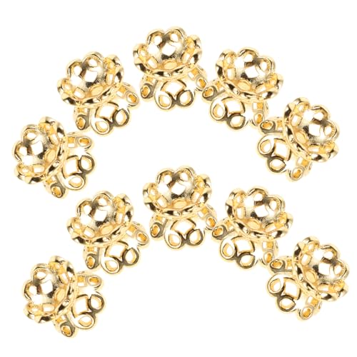 DOITOOL 10 Stück Perlenkappen Doppelseitige Schmuckzubehör für DIY Arbeiten Perlenkappen zur Schmuckherstellung Spacer für Armbänder und DOITOOL 10 Stück Perlenkappen Doppelseitige Schmuckzubehör für DIY Arbeiten Perlenkappen zur Schmuckherstellung Spacer für Armbänder und von DOITOOL