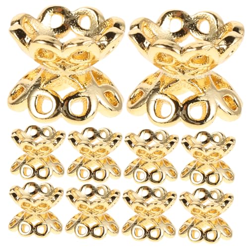 DOITOOL 10 Stück Perlenkappen für DIY Schmuck Doppelseitige Blütenperlen für und Armbänder Bastelzubehör für Kreative Projekte für Schmuckherstellung und Bastelarbeiten DOITOOL 10 Stück Perlenkappen für DIY Schmuck Doppelseitige Blütenperlen für und Armbänder Bastelzubehör für Kreative Projekte für Schmuckherstellung und Bastelarbeiten von DOITOOL