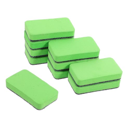 DOITOOL 10 Stück Radiergummi Klein Büro Mini-whiteboard-radierer Weiß Tafel Kindergäuer Wischen Whiteboard-zubehör Lehrergeschenk Whiteboard-trockenlöscher Tragbarer Trockenlöscher Gefühlt von DOITOOL