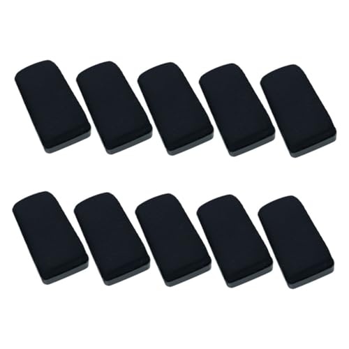 DOITOOL 10 Stück Radiergummi Whiteboard-Reiniger wischen Tafelreiniger Trockenlöscher für Whiteboards trockener Tafelwischer Whiteboard-Trockenlöscher Flanell Black DOITOOL 10 Stück Radiergummi Whiteboard-Reiniger wischen Tafelreiniger Trockenlöscher für Whiteboards trockener Tafelwischer Whiteboard-Trockenlöscher Flanell Black von DOITOOL