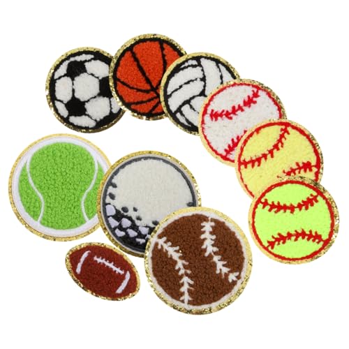 DOITOOL 10 Stück Reparaturflicken Für Fußball Baseball Basketball Fußball Bestickte Ballflicken Sportballflicken Hutflicken Stoffflicken Zum Aufnähen Rucksäcke Bestickte DOITOOL 10 Stück Reparaturflicken Für Fußball Baseball Basketball Fußball Bestickte Ballflicken Sportballflicken Hutflicken Stoffflicken Zum Aufnähen Rucksäcke Bestickte von DOITOOL