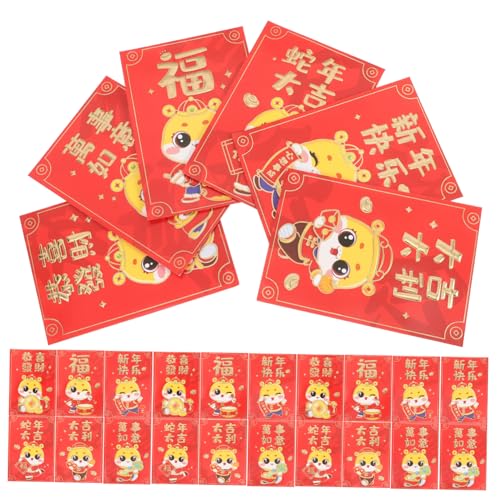 DOITOOL 10 Stück Rote Umschlagtasche Mond- Chinesisches Neujahr Hong Bao Chinesische Neujahrsdekorationen Chinesisches Neues Jahr Rotes Paket Roter Umschlag Papier von DOITOOL