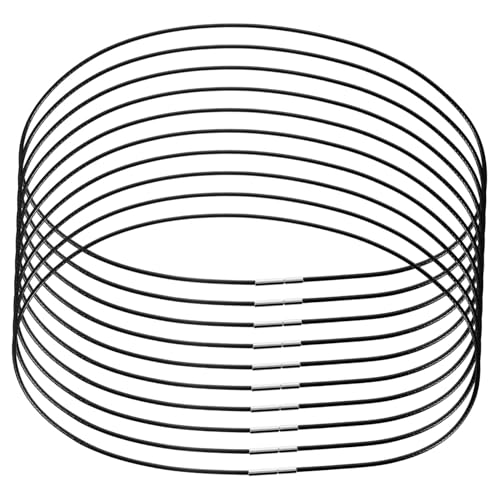 DOITOOL 10 Stück Schnur hängendes Seil dünn Wachsschnur mit Verschluss Schleife Schwarz Perlen Bands Multifunktionskabel Armbandkordel für die Schmuckherstellung Wachslinie DOITOOL 10 Stück Schnur hängendes Seil dünn Wachsschnur mit Verschluss Schleife Schwarz Perlen Bands Multifunktionskabel Armbandkordel für die Schmuckherstellung Wachslinie von DOITOOL