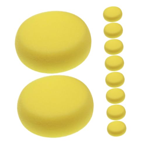 DOITOOL 10 Stück Schwamm Zeichnungsbürste kreatives Malutensilien für Bastelschwämme zum Malen Stempel malen Runde Schwammpinsel zum Malen Runde Schwammbürste Yellow DOITOOL 10 Stück Schwamm Zeichnungsbürste kreatives Malutensilien für Bastelschwämme zum Malen Stempel malen Runde Schwammpinsel zum Malen Runde Schwammbürste Yellow von DOITOOL