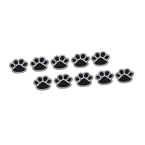 DOITOOL 10 Stück Selbstklebende Aufkleber Pfoten Flecken genähte Hund gestickte Aufnäher Haustier süße Patches zum Aufnähen Flicken für Jacken süßer Aufnäher zum Aufbügeln Stoff Schwarz DOITOOL 10 Stück Selbstklebende Aufkleber Pfoten Flecken genähte Hund gestickte Aufnäher Haustier süße Patches zum Aufnähen Flicken für Jacken süßer Aufnäher zum Aufbügeln Stoff Schwarz von DOITOOL