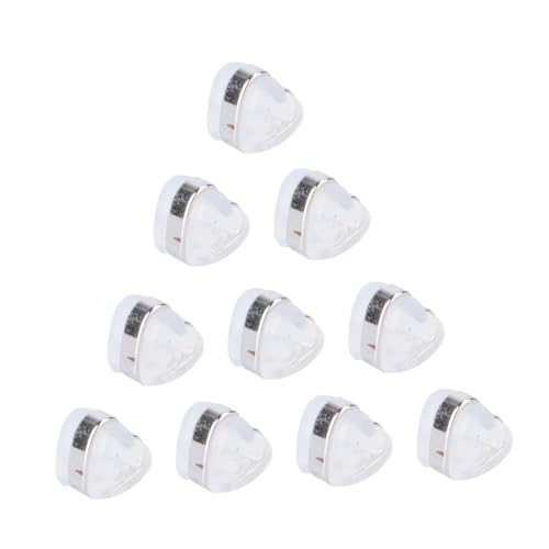 DOITOOL 10 Stück Silikon-herz-ohrstöpsel Ohrringe Schmuckzubehör Herzförmiges Ohrring-accessoire Anhänger Zur Schmuckherstellung Diy Zubehör Für Ohrstecker Anhänger Charme Messing Silver DOITOOL 10 Stück Silikon-herz-ohrstöpsel Ohrringe Schmuckzubehör Herzförmiges Ohrring-accessoire Anhänger Zur Schmuckherstellung Diy Zubehör Für Ohrstecker Anhänger Charme Messing Silver von DOITOOL