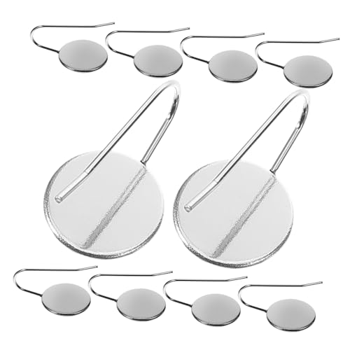 DOITOOL 10 Stück Tablettanhänger aus Metall Lünettenrohling-Anhängertablett Tabletts Schmuck selber machen Ohrringe Lünette Anhänger Basis Anhänger Tablett Ohrhaken Rostfreier Stahl Silber DOITOOL 10 Stück Tablettanhänger aus Metall Lünettenrohling-Anhängertablett Tabletts Schmuck selber machen Ohrringe Lünette Anhänger Basis Anhänger Tablett Ohrhaken Rostfreier Stahl Silber von DOITOOL