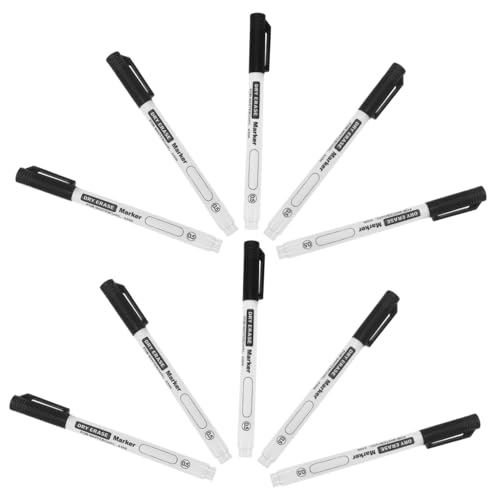 DOITOOL 10 Stück Teiliges Abwischbare Whiteboard Marker Stifte mit Feiner Spitze für Schule und Büro Glatte Oberflächen Langlebig und Leicht zu Handhaben von DOITOOL