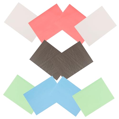 DOITOOL 10 Stück Teiliges Board Blanko Schaumstoffplatten für DIY Projekte Modellbau und Werbezwecke und Leicht zu Bearbeiten für Basteln und Dekoration von DOITOOL