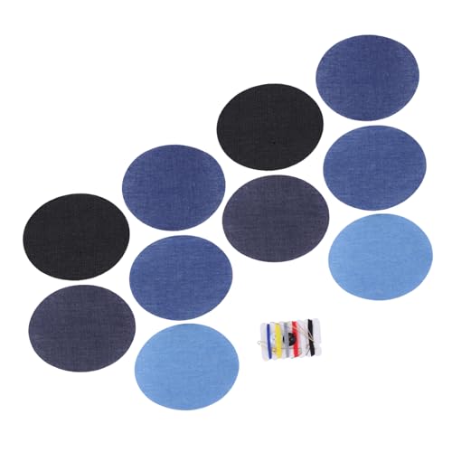 DOITOOL 10 Stück Teiliges Bügelflicken aus Denim Ovale Jeanspatches zum Aufbügeln Strapazierfähige Reparatur für Jeans Jacken Rucksäcke und Hüte Einfach Anzuwenden für DOITOOL 10 Stück Teiliges Bügelflicken aus Denim Ovale Jeanspatches zum Aufbügeln Strapazierfähige Reparatur für Jeans Jacken Rucksäcke und Hüte Einfach Anzuwenden für von DOITOOL