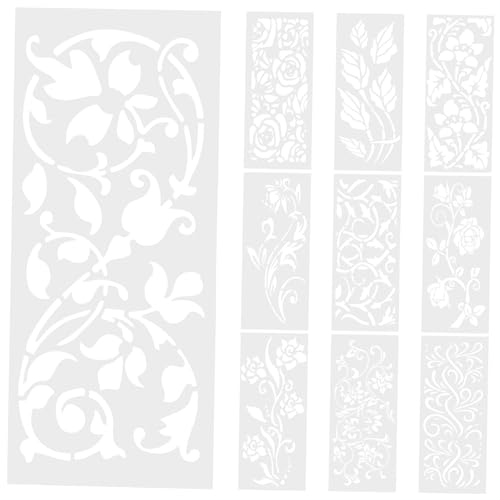 DOITOOL 10 Stück Teiliges Dekorative Pflanzenschablonen Wiederverwendbare Diy Malvorlagen für Wandgestaltung und Bastelprojekte für Acrylmalerei und Künstlerische Anwendungen DOITOOL 10 Stück Teiliges Dekorative Pflanzenschablonen Wiederverwendbare Diy Malvorlagen für Wandgestaltung und Bastelprojekte für Acrylmalerei und Künstlerische Anwendungen von DOITOOL