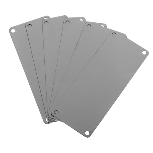 DOITOOL 10 Stück Teiliges Edelstahl Metallschilder Blanko mit Löchern Rostfrei Vielseitig Einsetzbar als Namensschild Wand Türschild für DIY beschriftung und Lasergravur DOITOOL 10 Stück Teiliges Edelstahl Metallschilder Blanko mit Löchern Rostfrei Vielseitig Einsetzbar als Namensschild Wand Türschild für DIY beschriftung und Lasergravur von DOITOOL