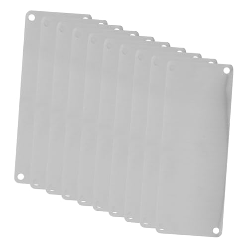 DOITOOL 10 Stück Teiliges Edelstahl Schildset Blanko Namensschilder mit Löchern Rostfrei Gravurfähig Langlebig DIY Metallprägung für Haustür Briefkasten Gewerbe und Zuhause DOITOOL 10 Stück Teiliges Edelstahl Schildset Blanko Namensschilder mit Löchern Rostfrei Gravurfähig Langlebig DIY Metallprägung für Haustür Briefkasten Gewerbe und Zuhause von DOITOOL