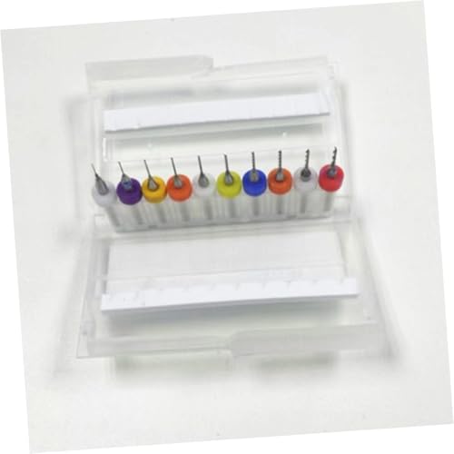 DOITOOL 10 Stück Teiliges Hartmetall Bohrer Set Präzisions Mikro Pcb Bohrersatz für Cnc Gravur Werkzeug Hochverschleißfest und Langlebig von DOITOOL