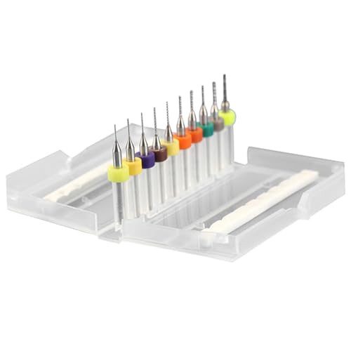 DOITOOL 10 Stück Teiliges Hartmetall-bohrer Set Präzise Pcb Spiralbohrer für Cnc Schnittfeste Verschleißfeste Mikrogravurbohrer aus Wolframcarbid für Leiterplatten Kunststoff Holz DOITOOL 10 Stück Teiliges Hartmetall-bohrer Set Präzise Pcb Spiralbohrer für Cnc Schnittfeste Verschleißfeste Mikrogravurbohrer aus Wolframcarbid für Leiterplatten Kunststoff Holz von DOITOOL