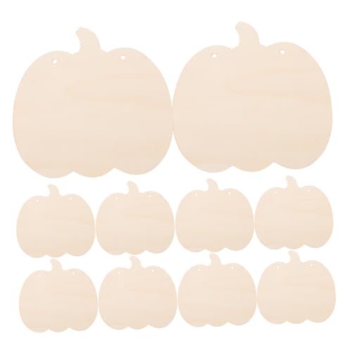 DOITOOL 10 Stück Teiliges Holz Deko Kürbisformen Glatte Oberfläche DIY Bastelrohlinge Halloween Handwerk Holzscheiben für Herbstdeko Wohnzimmer Schlafzimmer Hotel DOITOOL 10 Stück Teiliges Holz Deko Kürbisformen Glatte Oberfläche DIY Bastelrohlinge Halloween Handwerk Holzscheiben für Herbstdeko Wohnzimmer Schlafzimmer Hotel von DOITOOL